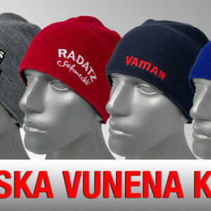 Zimska vunena kapa s logom